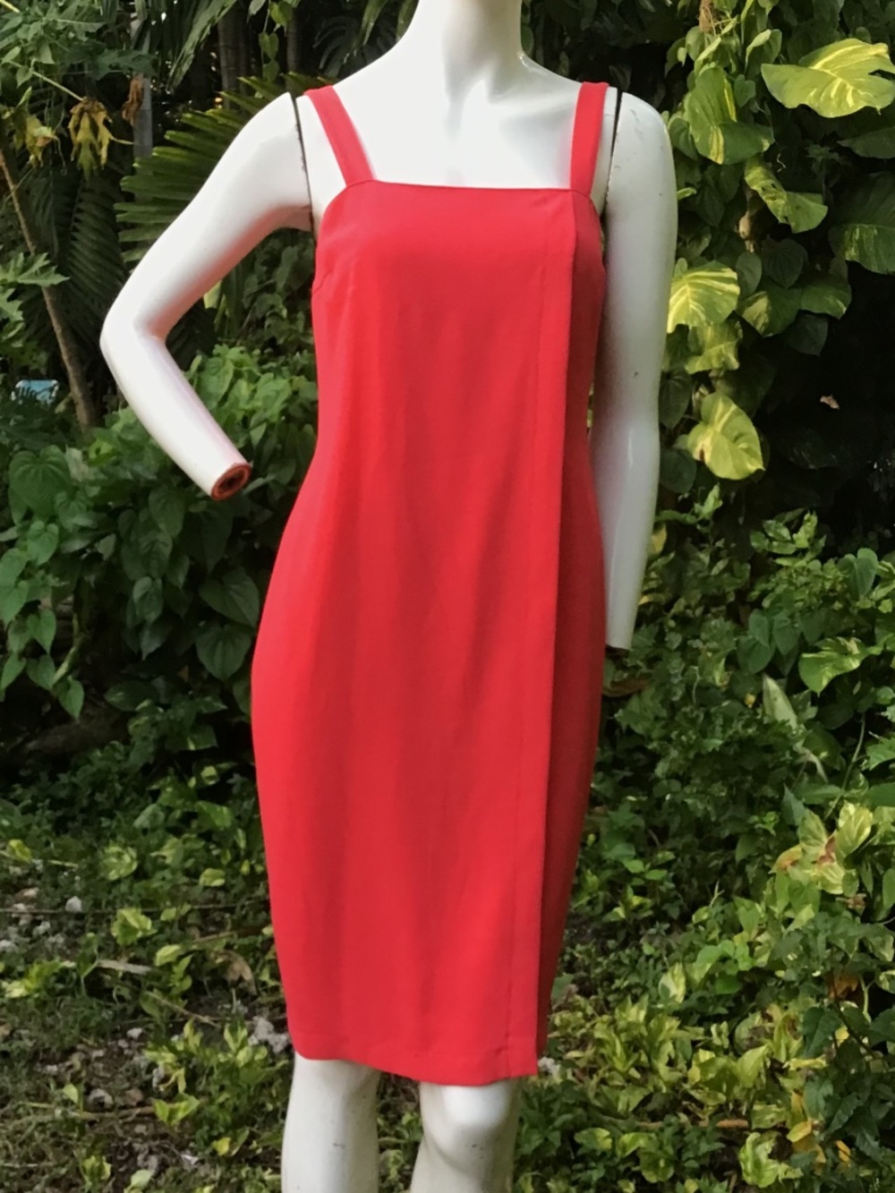 Vintage Chetta B stunning orange dress